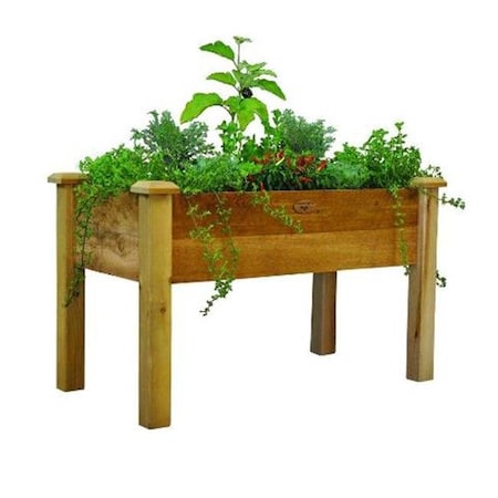 Lawnitator 9 in. Deep Rustic Elevated Garden Bed 24 x 48 x 30 LA723702